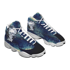 Skull Blue Art Men's Sneaker Shoes - Wonder Skull