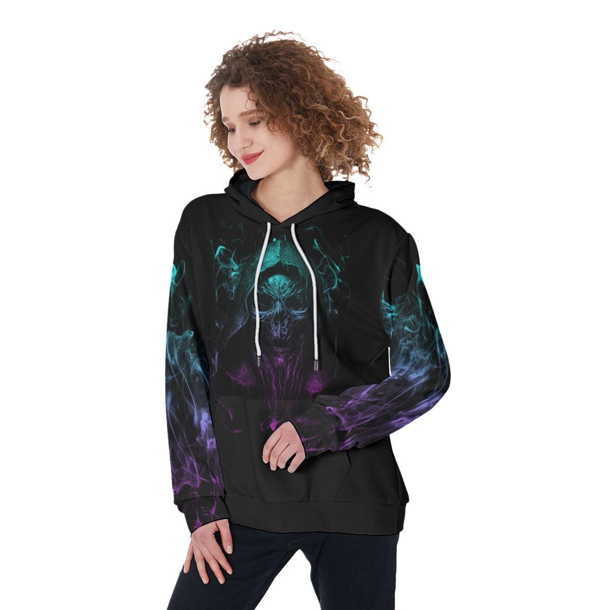 If You Think You Wanna Start Shit With Me Funny Hoodie For Women - Wonder Skull