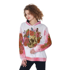 Flower Skull Yes I'm A Bitch But Not Yours Funny Hoodie For Women - Wonder Skull