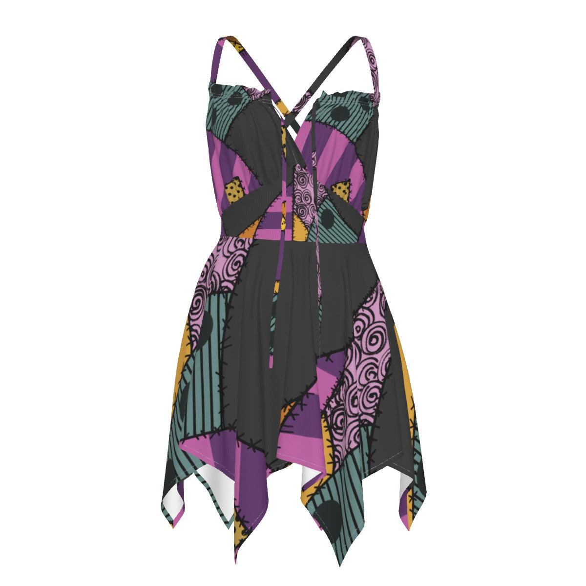 Nightmare All-Over Print Women's Slip Dress - Wonder Skull