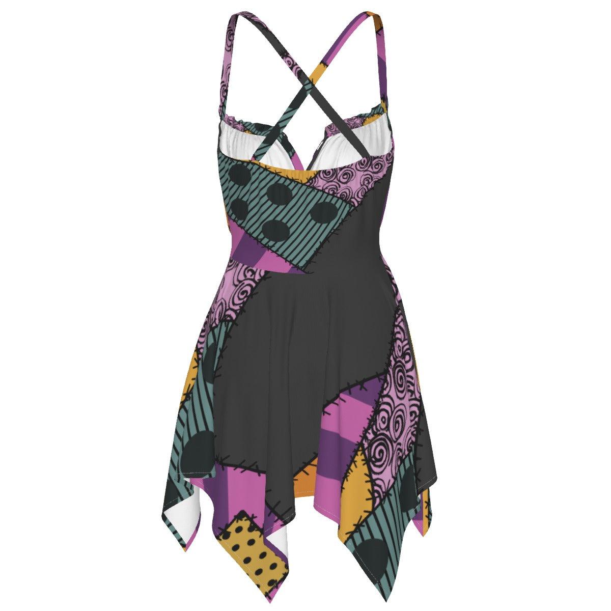 Nightmare All-Over Print Women's Slip Dress - Wonder Skull