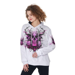 Sometimes An Angel Sometimes A Hellraiser Funny Hoodie For Women - Wonder Skull