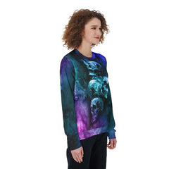 Skull Smoke Heavy Fleece Sweatshirt - Wonder Skull