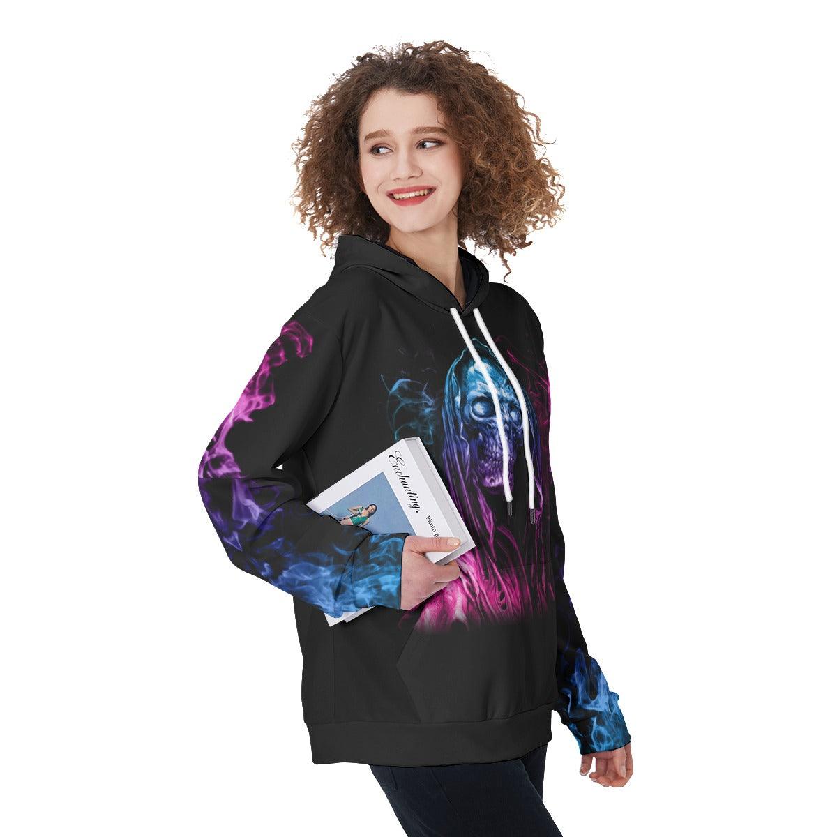 Colorful My Give A Fuck Is Broken Funny Hoodie For Women - Wonder Skull