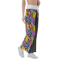 Nightmare Theme Art Women's High-waisted Wide Leg Pants | Wonder Skull