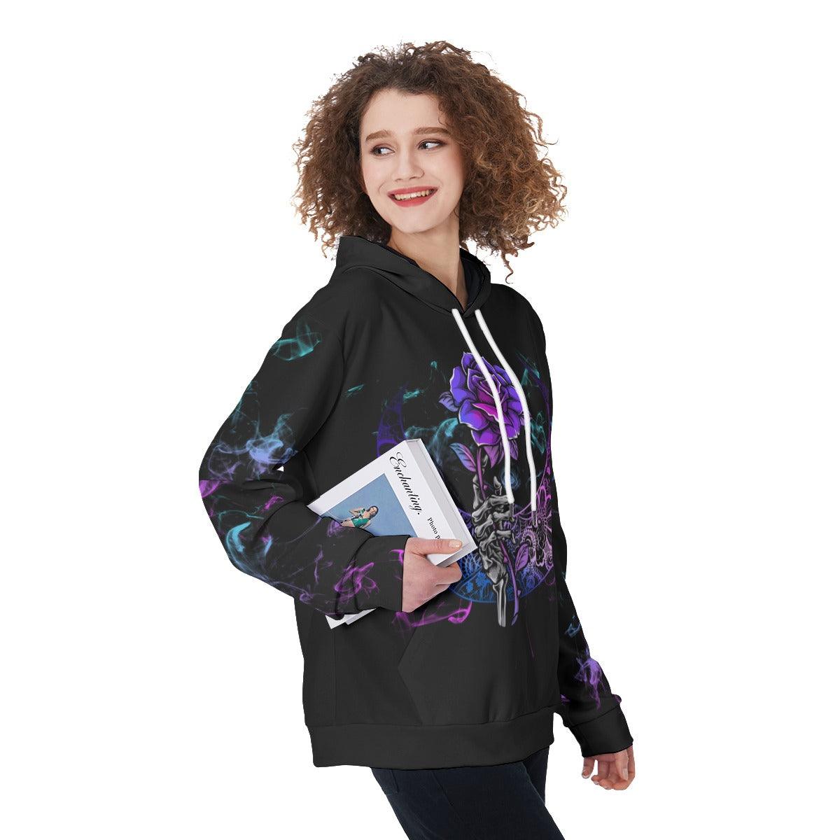 In My Defense The Moon Was Full Funny Hoodie For Women - Wonder Skull