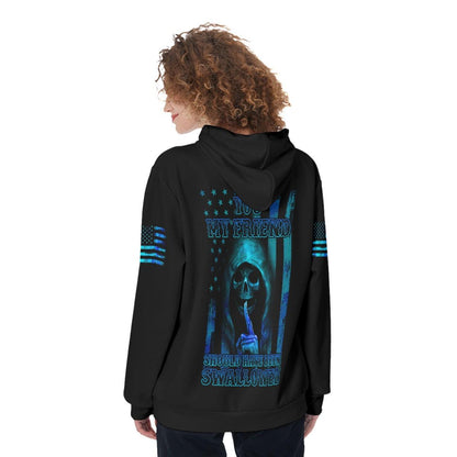 You My Friend Should Have Been Swallowed Funny Hoodie For Women - Wonder Skull
