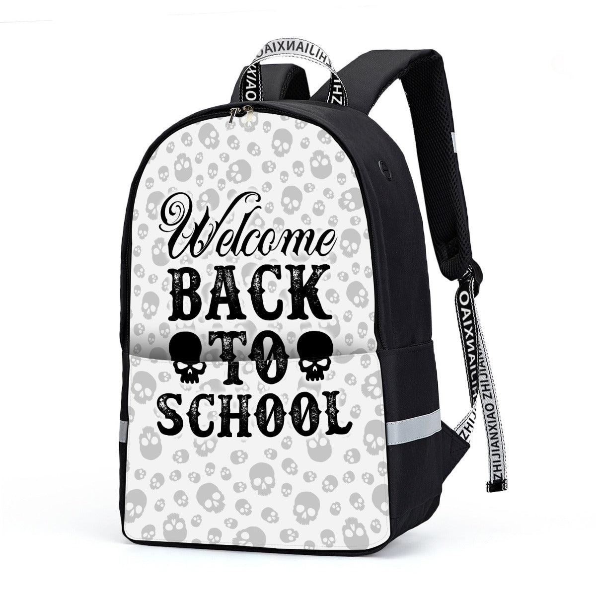 Skull Pattern Welcome Back To School Amazing - Wonder Skull