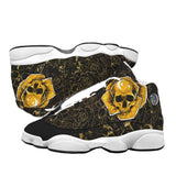 Skull Yellow Flower Men's Sneaker Shoes - Wonder Skull