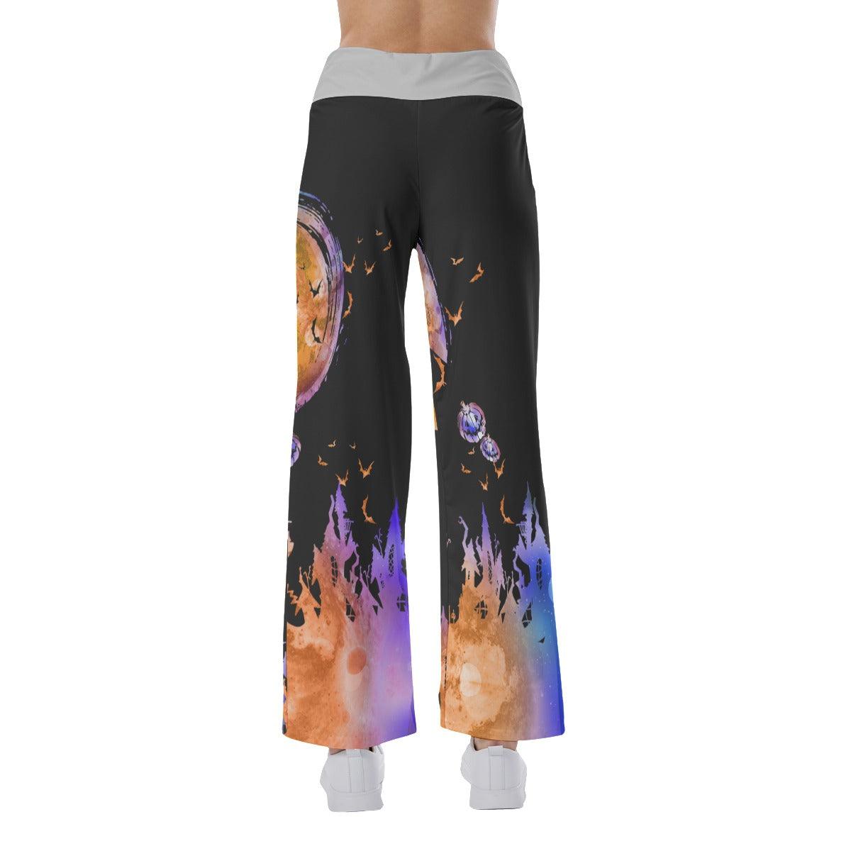 Little Nightmare Yellow High-waisted Straight-leg Trousers - Wonder Skull