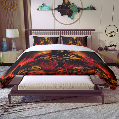 Demon Quilt & Pillow Cases - Wonder Skull
