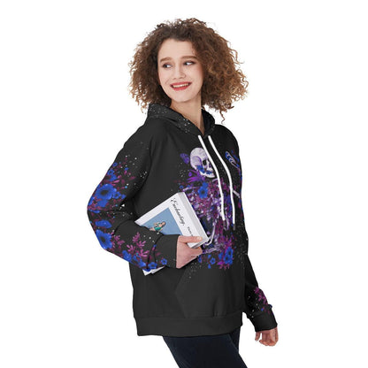 I'm Mostly Peace Love and Light Funny Hoodie For Women - Wonder Skull