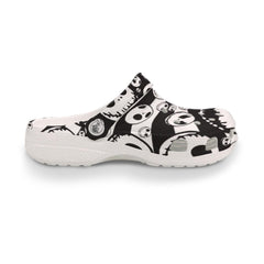 Cool Nightmare All-Over Print Women's Classic Clogs - Wonder Skull