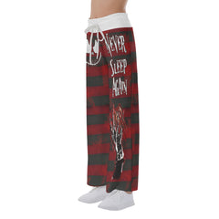 Nightmare Emo Horror Women's High-waisted Wide Leg Pants | Wonder Skull