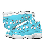 Men's Curved Basketball Shoes With Thick Soles - Wonder Skull