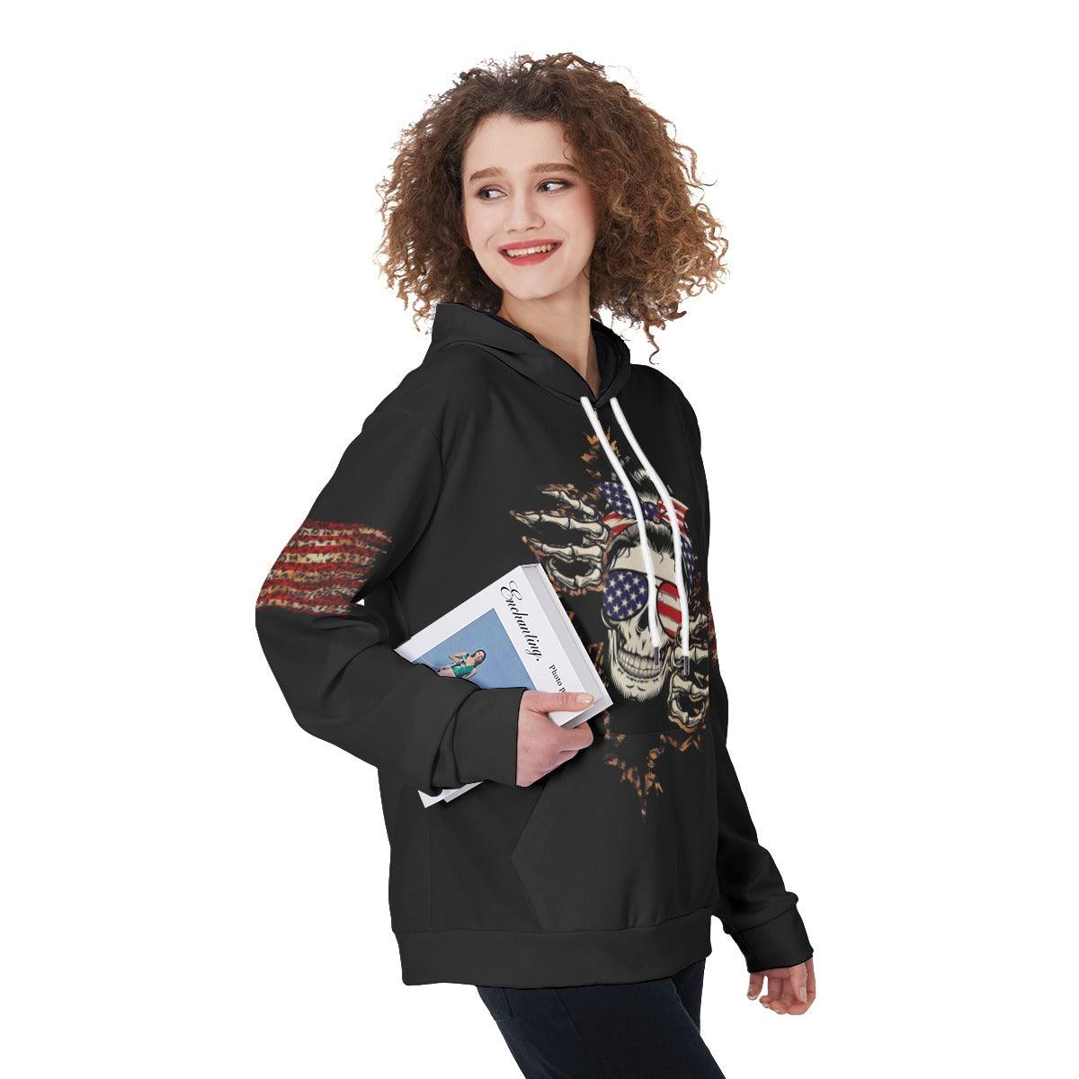 Don't Try To Figure Me Out Funny Hoodie For Women - Wonder Skull