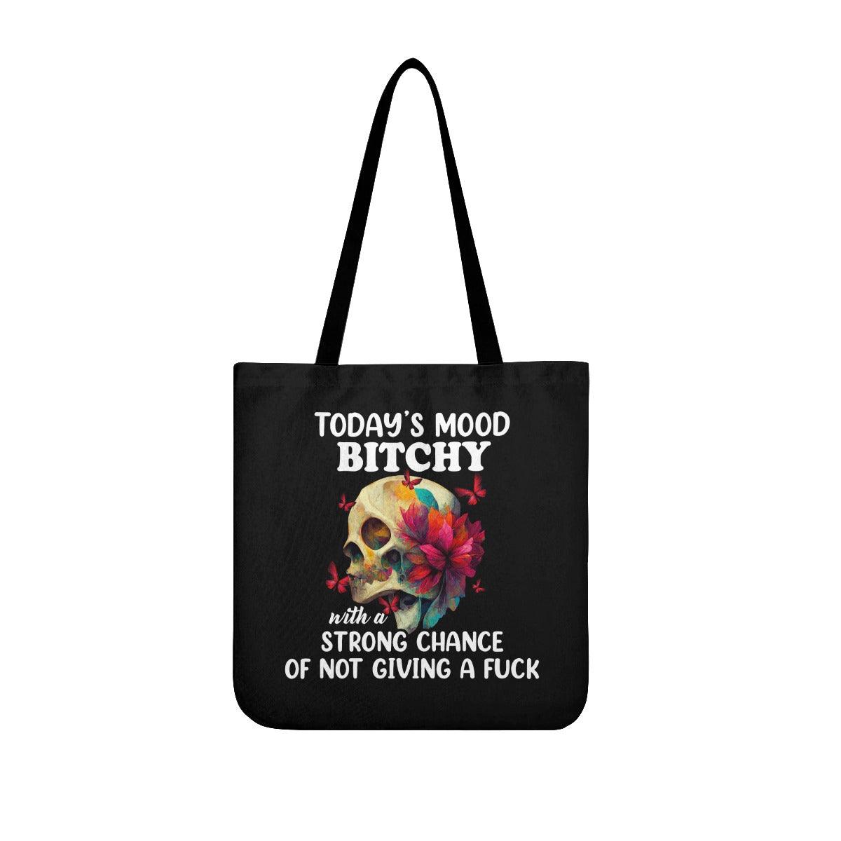 Today Mood Bitchy Tote Bags - Wonder Skull