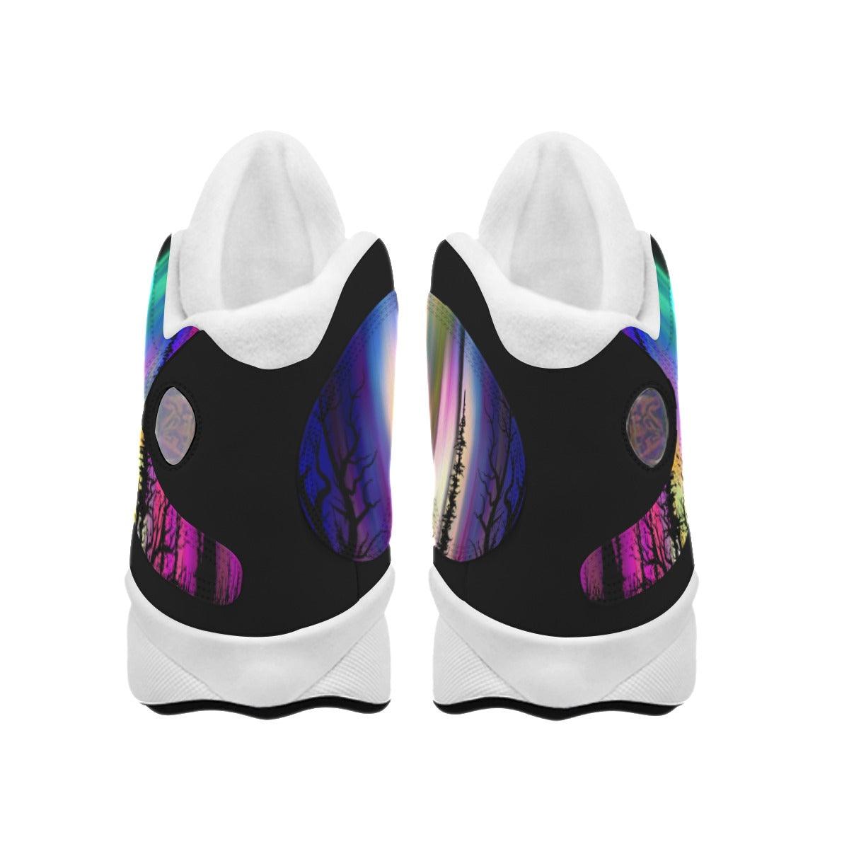 Nightmare Women's Curved Colorful Basketball Shoes Sneaker - Wonder Skull