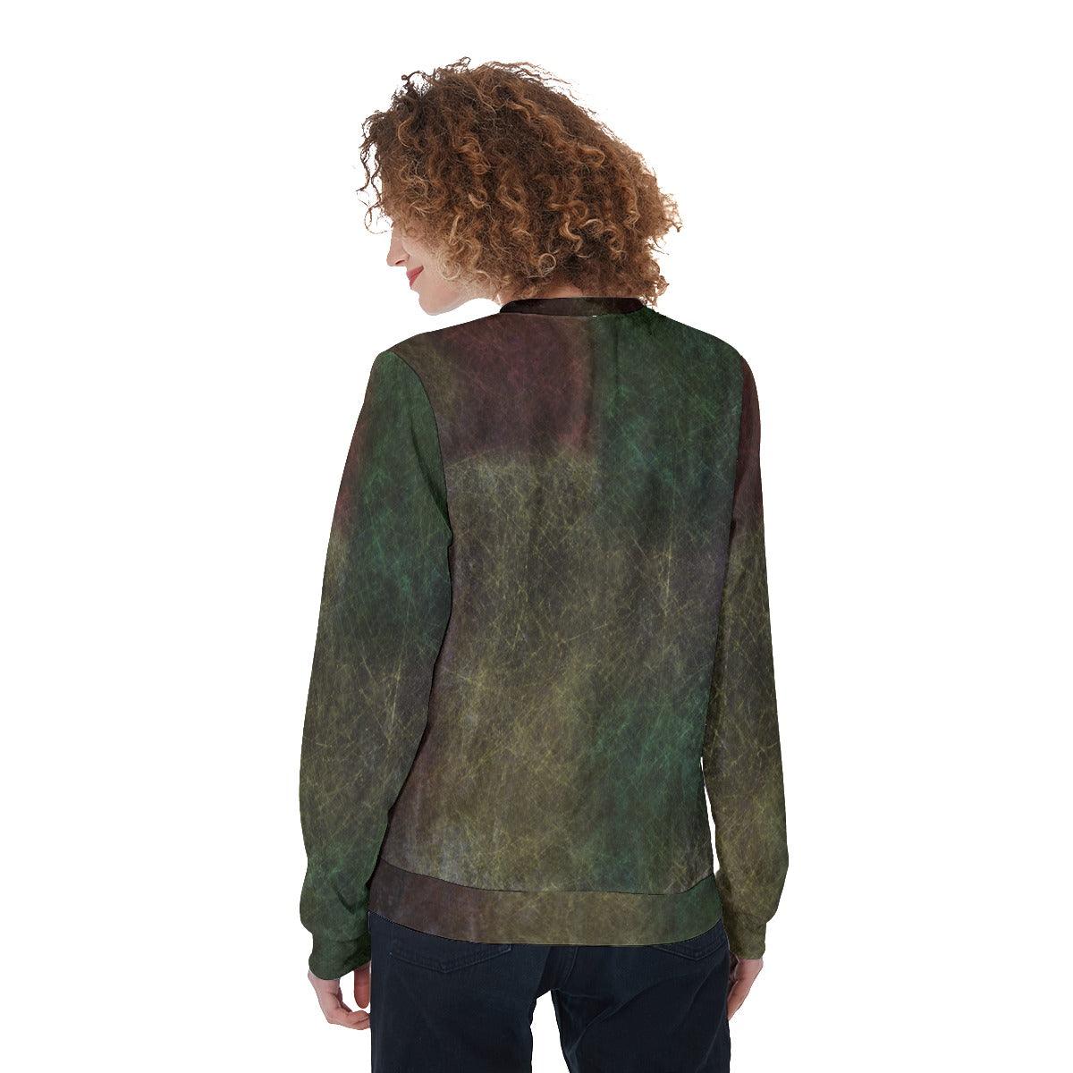 Colorful Skull Flower Heavy Fleece Sweatshirt - Wonder Skull