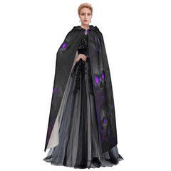 Purple Skull Lava Hooded Cloak - Wonder Skull