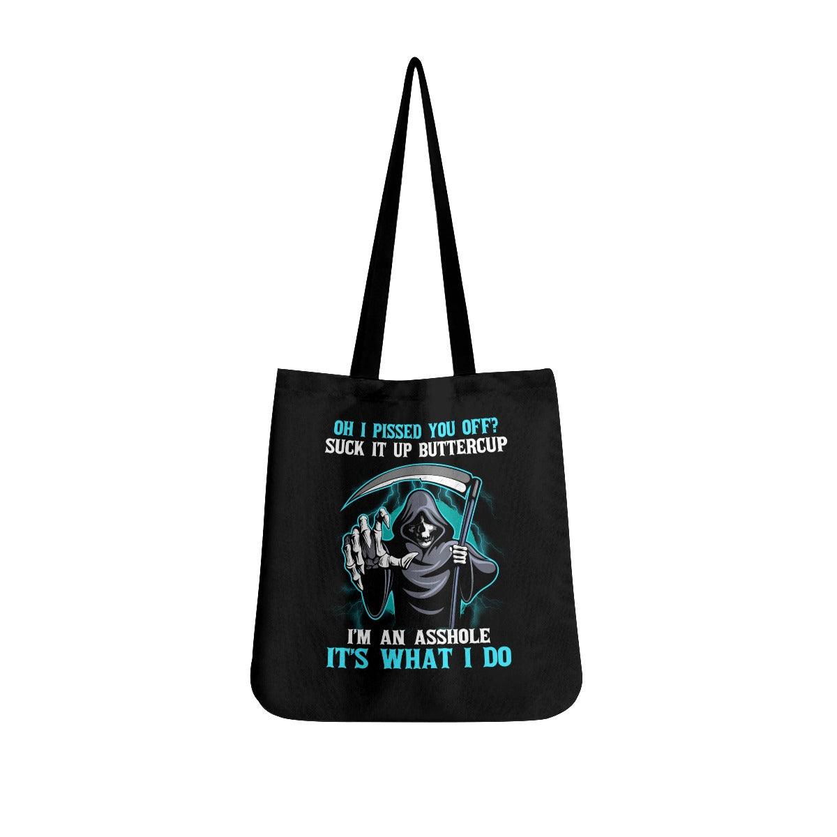 Skull Design Oh Pissed You Off Suck It Up Buttercup Tote Bags - Wonder Skull