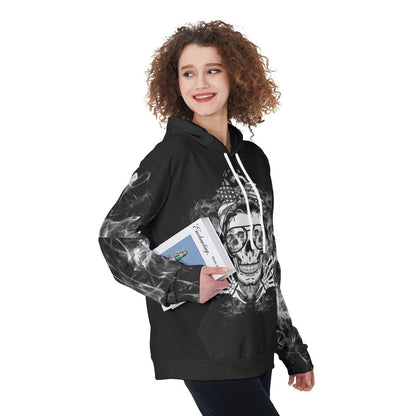I Do What I Want Funny Hoodie For Women - Wonder Skull