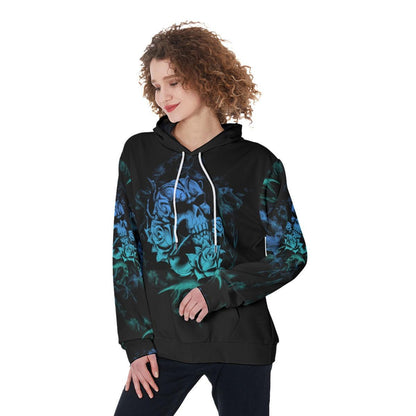 The Good Girl In Me Got Tired Of The Bullshit Funny Hoodie For Women - Wonder Skull