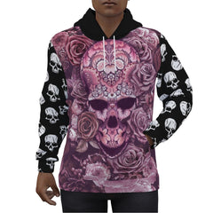 Pink Ancient Skull Hoodie| Wonder Skull