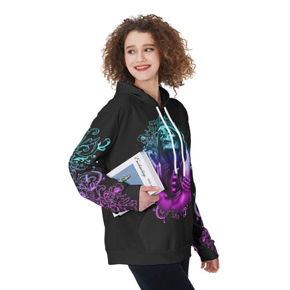 Bitch I'm Not A Princess I'm The Fucking Queen Funny Hoodie For Women - Wonder Skull