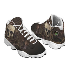 Skull Dart Flower Men's Sneaker Shoes - Wonder Skull