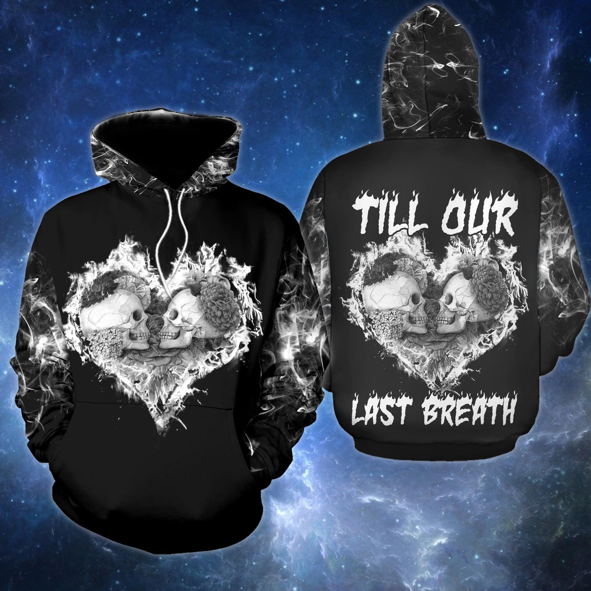 Till Our Last Breath Funny Hoodie For Women - Wonder Skull