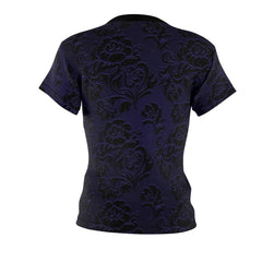 Purple Hearts Sugar Skull All Over Print T-shirt For Women - Wonder Skull