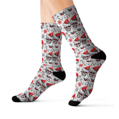 Christmas Skull Sublimation Socks - Wonder Skull