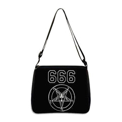 Goth Canvas Underarm, Vintage Shoulder Bags Collection Unisex - Wonder Skull