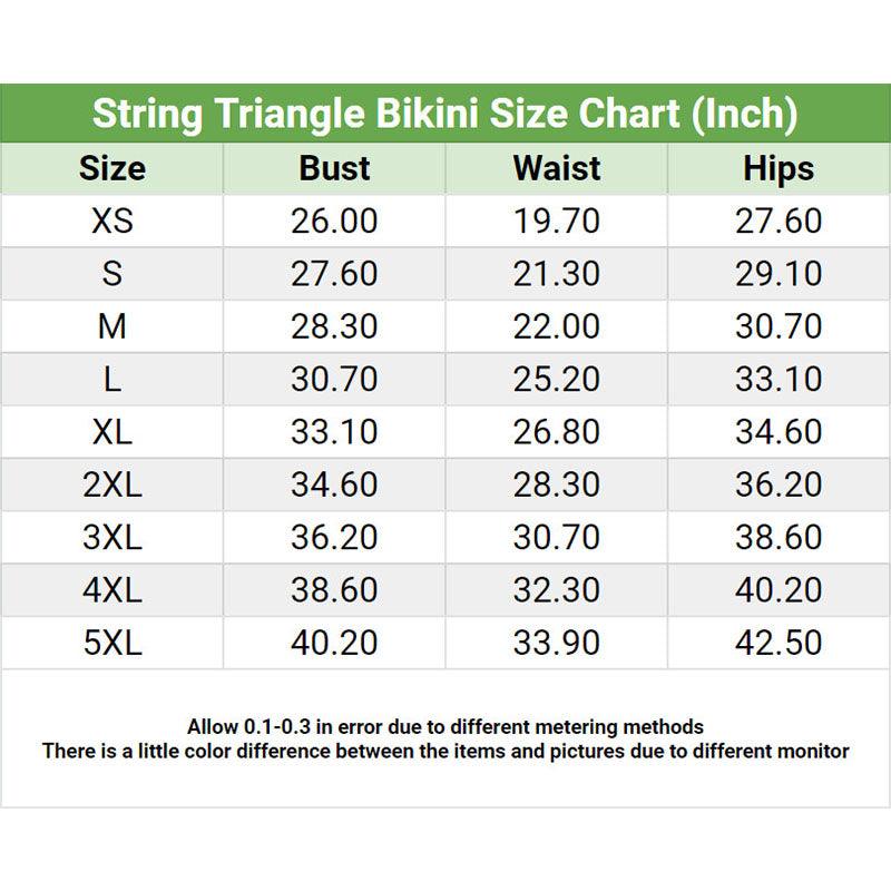 Tornado Abstract Skull Art String Triangle Bikini - Wonder Skull