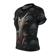 Death Hand All Over Print T-shirt For Women - Wonder Skull