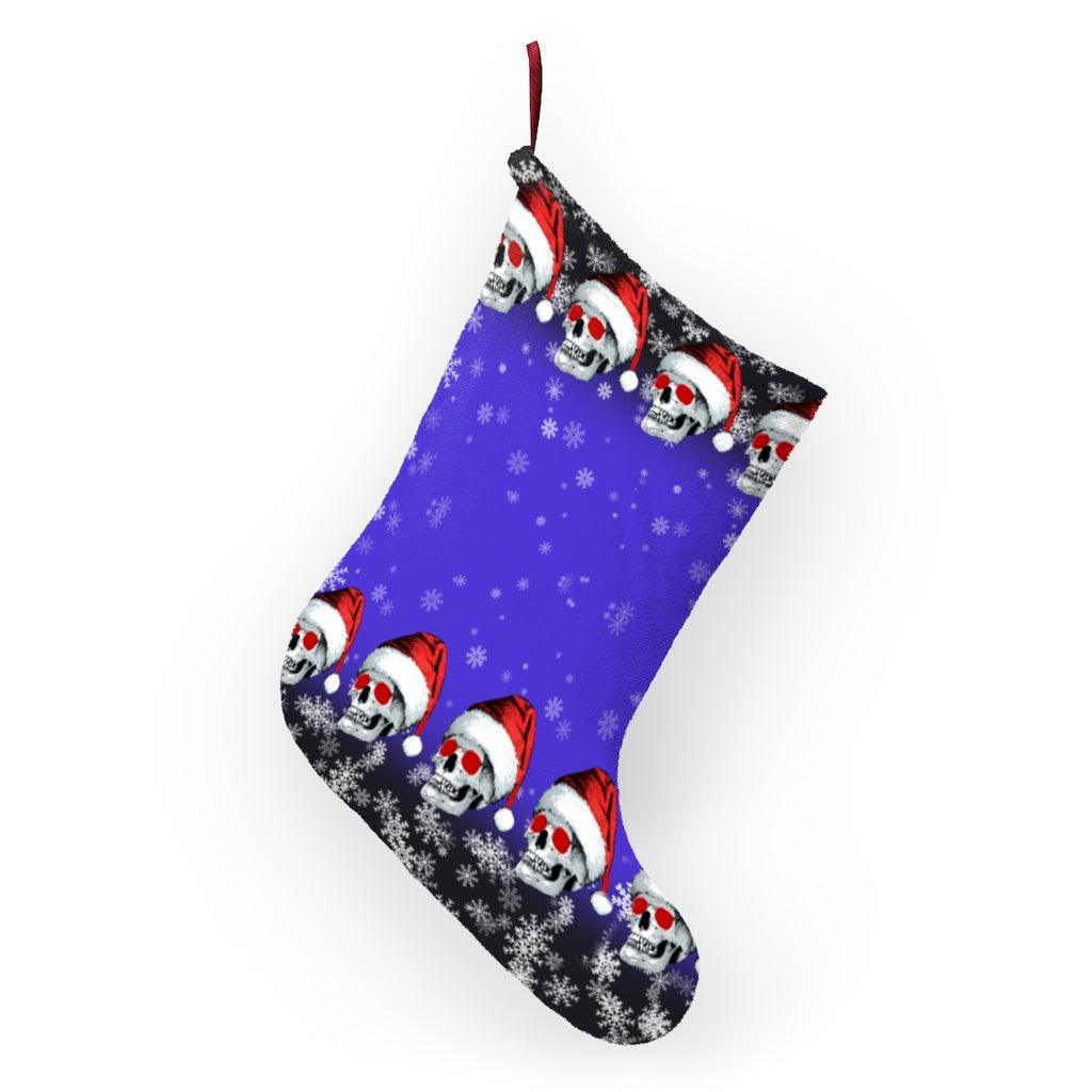 Christmas Skull Purple Stockings - Wonder Skull