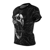 Broken Skull All Over Print T-shirt For Women - Wonder Skull