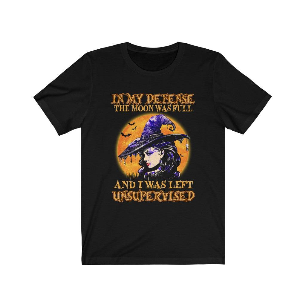Witch Halloween Design Skull T-Shirt - Wonder Skull