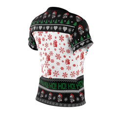 Ho Ho Ho Funny Sugar Skull Christmas All Over Print T-shirt For Women - Wonder Skull