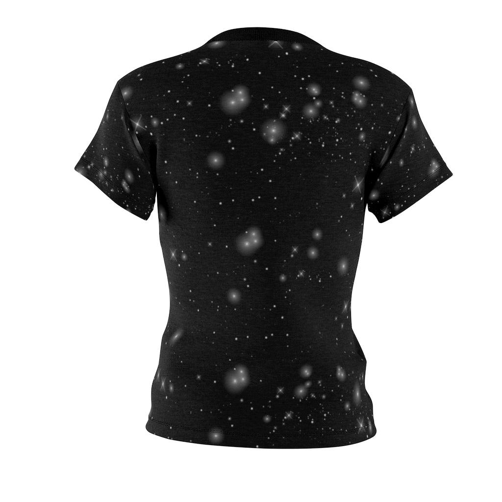 Skeleton Star Sky Love All Over Print T-shirt For Women - Wonder Skull