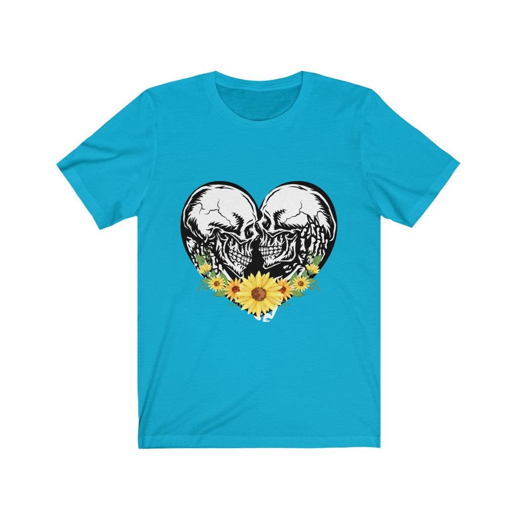 Skeleton Love Heart T-Shirt - Wonder Skull