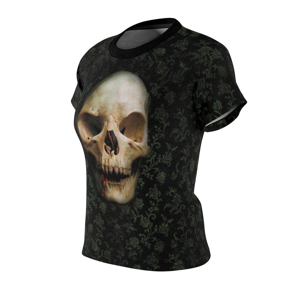 Mysterious Skull All Over Print T-shirt For Women - Wonder Skull