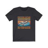 Funny Pontoon Captain Skull T-shirt - Wonder Skull