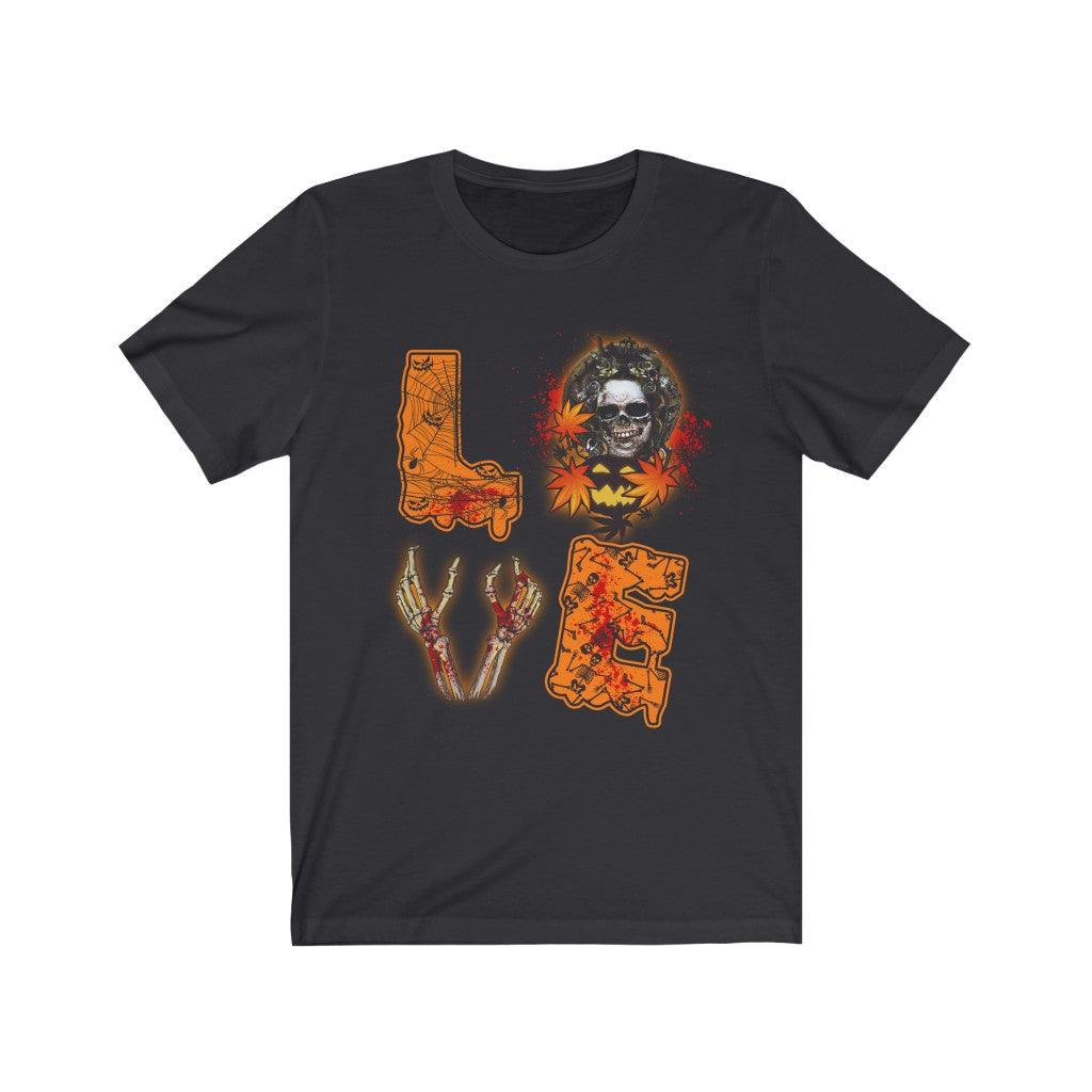 LOVE Halloween Skull T-Shirt - Wonder Skull
