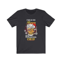 Fulled By Beer And Christmas Cheer T-Shirt - Wonder Skull