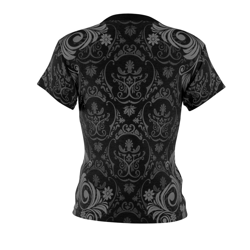 Sugar Skull Rose Eyes All Over Print T-shirt For Women - Wonder Skull