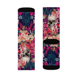 Dripping Skull Sublimation Socks - Wonder Skull