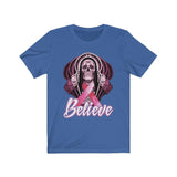 Breast Cancer Awareness Believe Skull T-Shirt - Wonder Skull