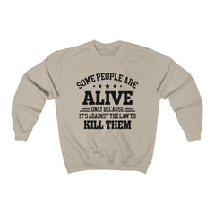 Some People Are Alive Unisex Heavy Blend™ Crewneck Sweatshirt - Wonder Skull